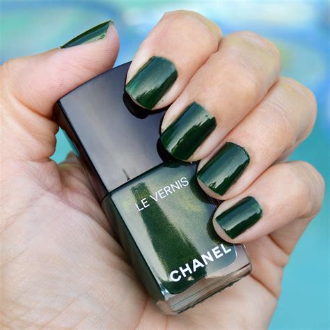 chanel emerald green nail polish|chanel nail colors 2021.